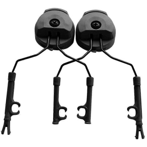 1 paire d'adaptateurs pour rail Peltor Arc de 3 m, compatibles avec tous les casques balistiques à rail. (1/5)