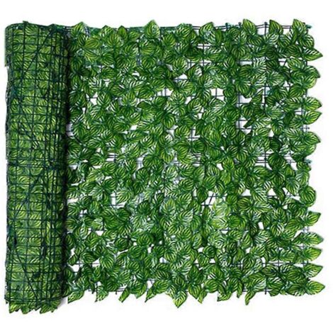 Rouleau de clôture artificielle en feuilles pour intimité, aménagement paysager, écran de clôture extérieure pour jardin Backya