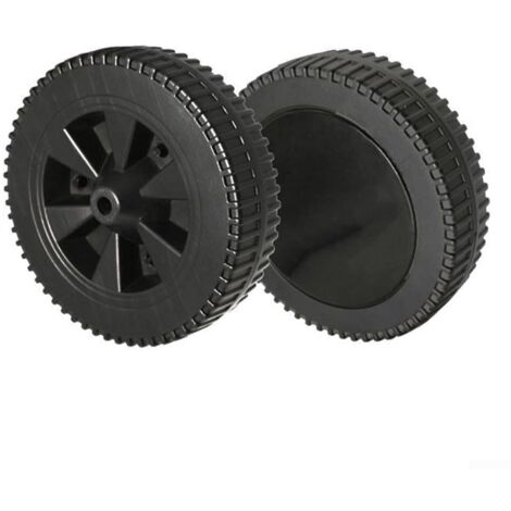 Lot de 2 roues de rechange en plastique pour barbecue de 175 mm (1/5)