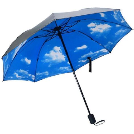 Parasols pliants Sky Cloud 3, protection anti-UV, soleil et pluie, coupe-vent (1/5)