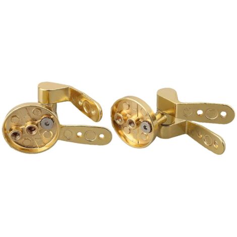 Ensemble de charnières pour abattant de toilette en alliage de zinc, connecteur de montage, accessoires de salle de bain de rechange REY (1/5)