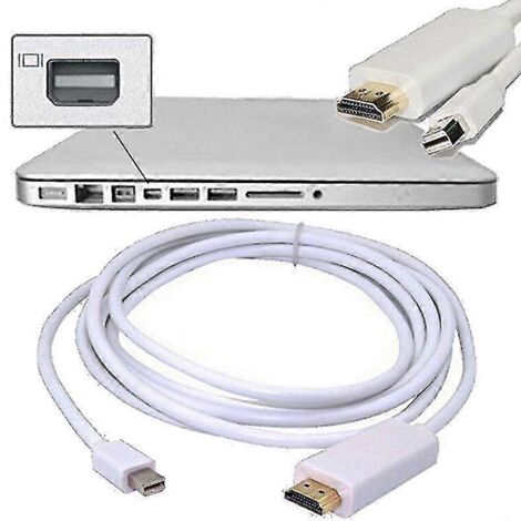 Câble adaptateur Thunderbolt Mini DisplayPort vers HDMI utile pour Mac MacBook