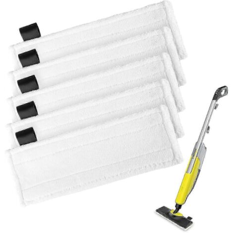 Lot de 5 lingettes pour nettoyeur vapeur Kärcher, accessoires compatibles avec les nettoyeurs vapeur Kärcher Easyfix séries SC2, SC3, SC4 et SC5. (1/5)