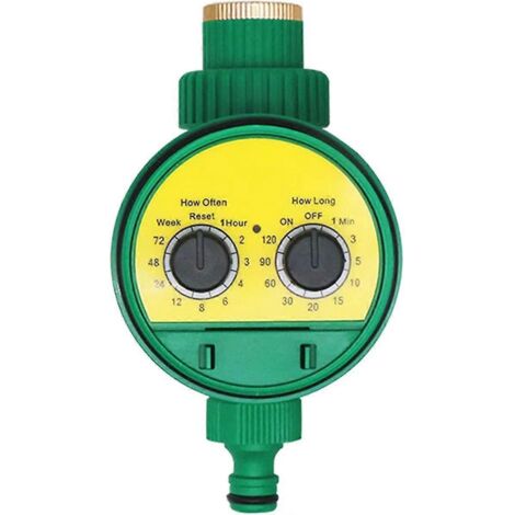 Contrôleur d'arrosage électronique étanche pour robinet de jardin, programmateur d'arrosage automatique, système de gestion de l'arrosage. (1/4)