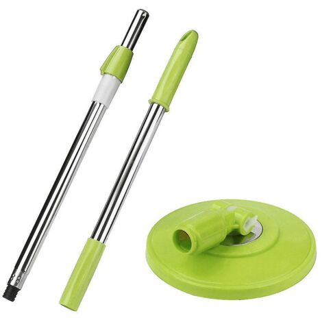 Manche de rechange pour balai à franges rotatif 360° sans pédale (vert) (1/3)
