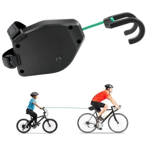 Barre de traction pour vélo enfant, tire-vélos rétractable, câble de traction de 2,5 m, yd