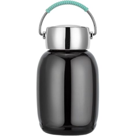Mini bouteille isotherme en acier inoxydable, 260 ml, petite bouteille thermos en métal étanche pour le sport, les jus et le lait. (1/5)