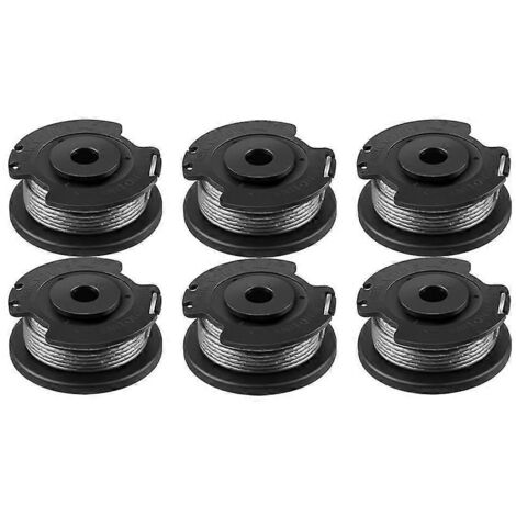 Lot de 6 bobines et fils de rechange F016800569 pour coupe-bordures Bosch EasyGrassCut 23, 26, 18, 18-230, 18-260 et 18-26 (1/5)