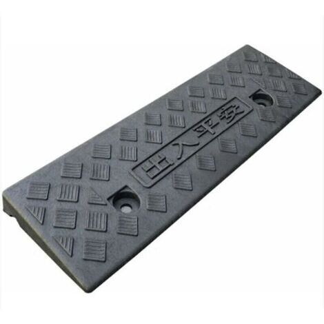 Rampe Trottoir, Rampes Plastique de Bordure Antidérapantes, Portable Rampes de Seuil Légère, pour les fournitures de quai de chargement d'allée de véhicule de voiture, Handicapé Trottoir, Vélo Moto(No