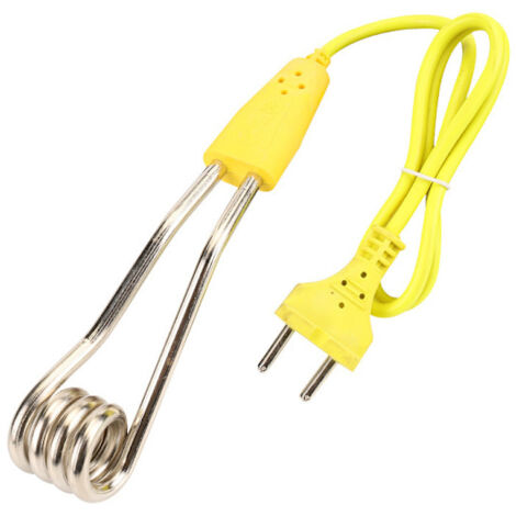 Chauffe-eau à immersion 220 V 500 W, chauffe-eau à immersion de voyage, mini chauffe-eau portable, idéal pour l'eau chaude