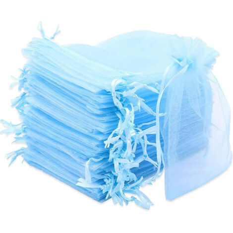 Sac en organza, sac cadeau en organza, pochette à bijoux, sac de mariage, la (1/5)