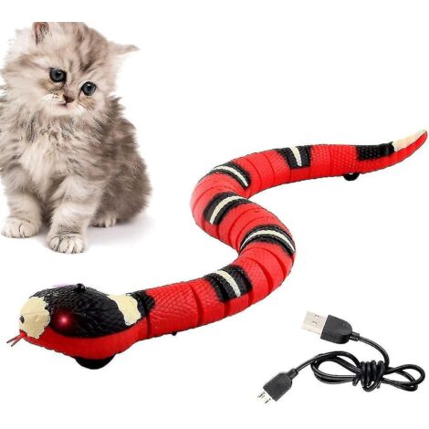 Serpent jouet pour chat (1 pièce), serpent intelligent USB, jouet serpent électrique, jouet serpent intelligent pour chat, jouet serpent interactif pour chat, jouet intelligent pour chat (1/4)