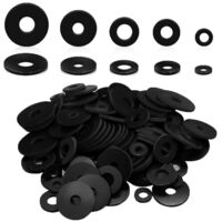 Kit de 120 rondelles en caoutchouc - Rondelles en caoutchouc haute résistance pour boulons et œillets (AGE)