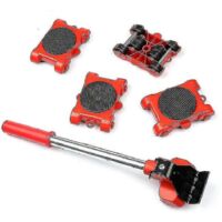 Kit de 5 pièces pour le déplacement de meubles à domicile ou en magasin : lève-meubles robustes, patins de glissement H