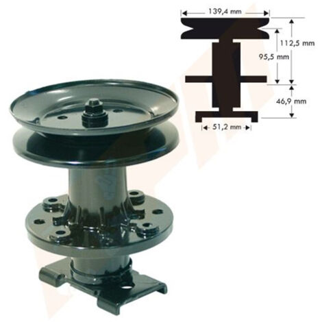 Palier de lame Tracteur tondeuse autoportée AMF NOMA 56424 - 50632