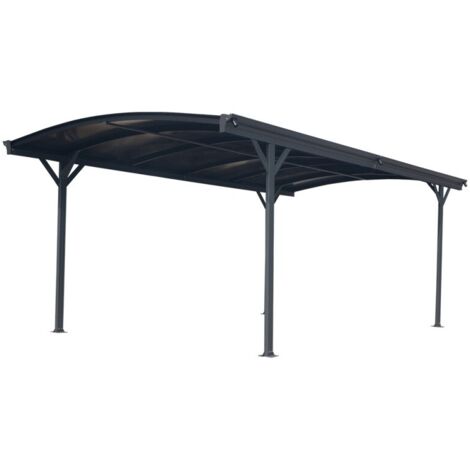 Carport Aluminium 13m² Polycarbonate 6mm X-Metal Anthracite