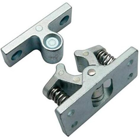 Serrure de porte en alliage de zinc –Résistante à la corrosion –Pour mobil-homes, camping-cars et bateaux –Design compact