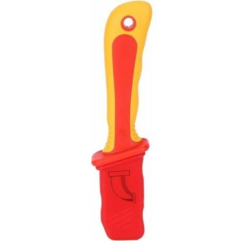 Couteau d'électricien d'isolation bit droit 1000V anti-magnétique coupe-câble à bande rapide IEC60900，SEMAket