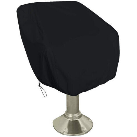 Lot de 2 housses de siège de bateau en tissu Oxford 420D –Protection imperméable pour sièges jusqu'à 25 pouces –Installation facile avec cordon élastique (1/4)