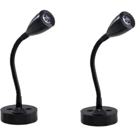 –Lampes de lecture LED 12V –Interrupteur réglable –Lumière blanche 6000K –Installation facile pour camping-car et fourgonnettes