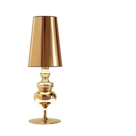 Lampe décorative de salon de style européen lampe de table lampe de chevet or moyen 20x57cm