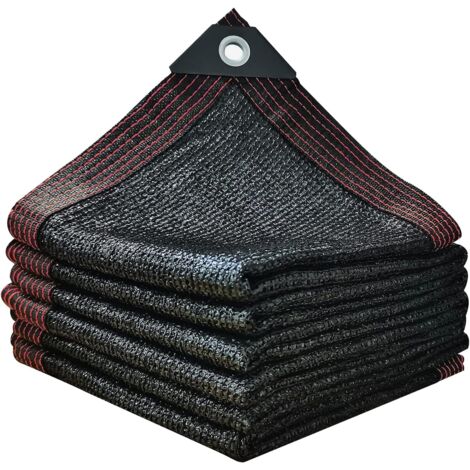 2x8 m Toile Ombrage HDPE Respirant Protection Rayons 90-95% UV pour Jardin Terrasse Filet Protection Solaire Filet