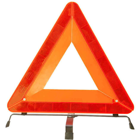 2 pièces de grands trépieds pliants pour véhicules, panneaux d'avertissement de stationnement réfléchissants en triangle de sécurité des véhicules, défauts dangereux pour les automobiles