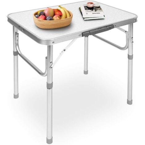 Table Pliante Camping, Table Traiteur Table Pliante de Camping Carrée pour Activitées en Plein Air Pique-Nique à l’Extérieur et Indérieure au Jardin Camping
