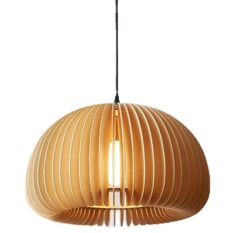 Lampe suspension moderne ferme rotin suspension lustre rond rétro bambou plafonnier luminaire bar café bureau salon de thé suspension pour vêtements cage d'escalier salon lumière (taille : 18cm)