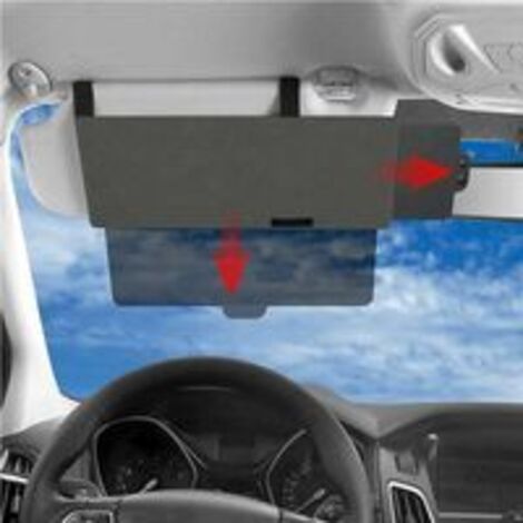 Extension de Pare-Soleil de Voiture,Anti-éblouissement Rallonge Pare Soleil Voiture,Protection UV pour Siège Conducteur Ou Passager Avant,  une pièce (1/5)