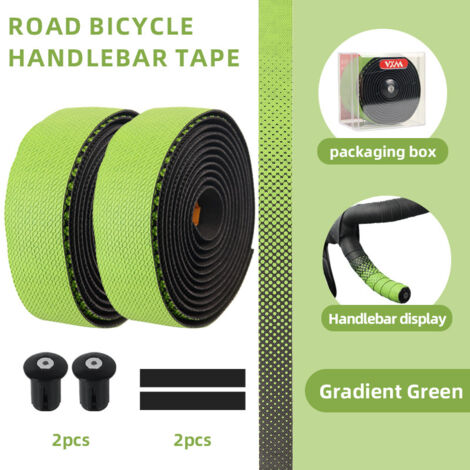 vert Sangles de guidon VXM 3D pour vélos - Sangles antidérapantes et durables pour équipements de cyclisme (1/5)