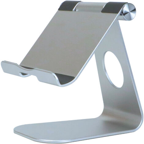Support de tablette de téléphone portable ipad support de bureau paresseux support de tablette en alliage d'aluminium support de tablette à angle réglable support de bureau universel pour téléphone po