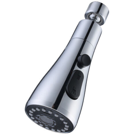 Bec de et d'évier de cuisine avec 3 modes d'aérateur d'évier de bec de et pivotant à 360 ° pour bec de remplacement de et de cuisine, G1/2 (1/5)