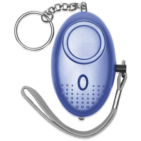 Alarme de poche personnelle anti-loup pour femme - Porte-clés Réveil personnel Smart LED Autodéfense pour femme Porte-clés extérieur Alarme d'appel d'urgence - 140dB - Convient aux femmes, aux filles 