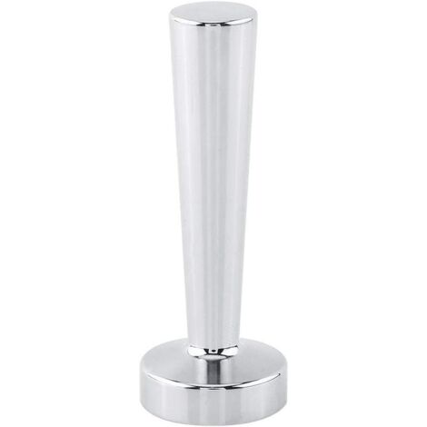 Tamper à café solide en une seule pièce en acier inoxydable pour capsules remplissables de machine à café (argent) (1/5)