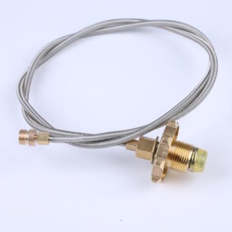 Adaptateur de gaz Tube d'extension Tuyau Adaptateur de cuisinière à gaz Tube d'extension de gaz extérieur (1,1 m)