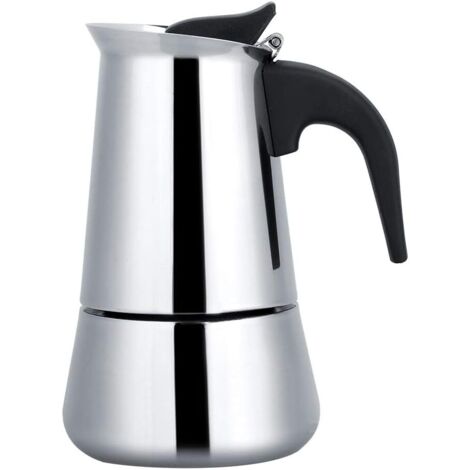 Cafetière Portable Moka Pot Moka Espresso Machine Coulée Home Office (100 ml) (1/5)