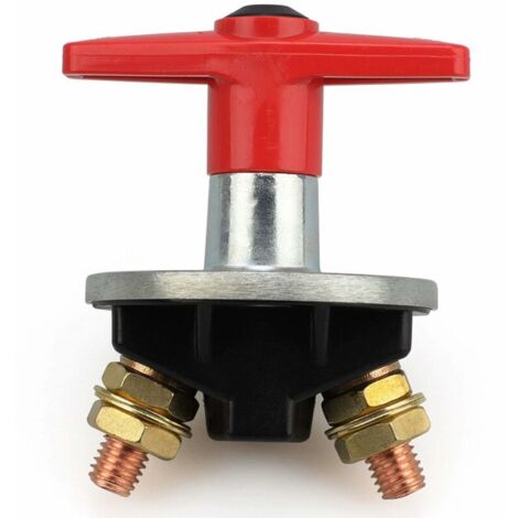 BDD Interrupteur Coupure Isolateur Batterie Coupe Circuit,12V-60V 300A Batterie à clé Fixe Universelle de Voiture Déconnecter l'isolateur de Puissance Automobile Urgence Interrupteur pour Voiture,Bate