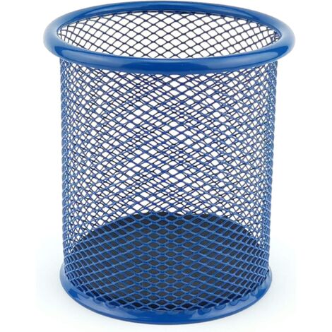 Porte-stylo en métal Porte-stylo en métal rond Porte-stylo en maille 910cm Bleu foncé