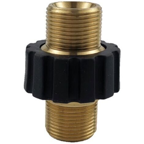 Adaptateur rapide pour tuyau à haute pression, double mâle M22 x 1,5, connecteur pour nettoyeur haute pression, raccord universel solide