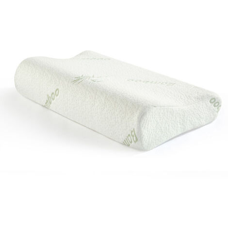 Oreiller en Mousse à Mémoire de Forme - Oreiller Cervical Orthopédique pour Le Sommeil Profond, Oreiller Hypoallergénique Lavable de Soutien Doux Prime Non Oreiller de Taille Standard 5030cm (1/5)