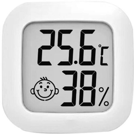 BDD Hygromètre numérique haute précision 2 pièces, moniteur de température et indicateur de confort hygromètre pour la maison, le bureau (1/5)