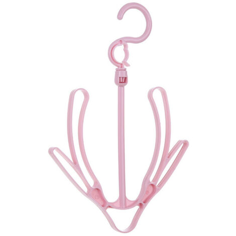 Étagère à chaussures Étendoir à chaussures Étendoir à chaussures en plastique (lot de 5 roses) (1/4)