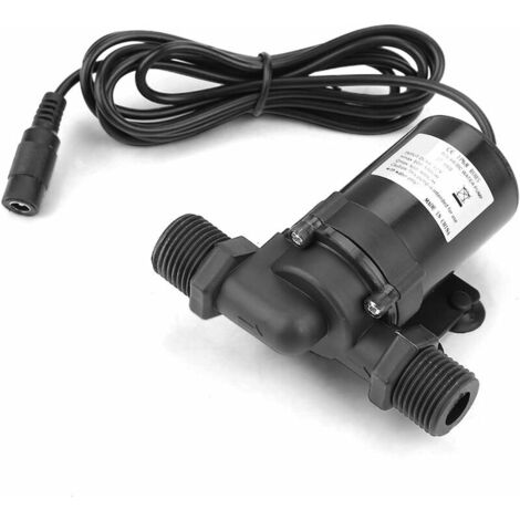 BDD Pompa dell'acqua senza spazzole Micro DC, 12V -40℃ 100℃ Pompa elettrica sommergibile per fontana per scaldabagno solare