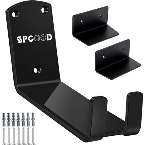 Support mural pour vélo 3 en 1 support mural pour vélo support mural pour vélo suspension pour vélo & 2x support & 2x coussinets de protection capacité de charge 32KG mur de suspension de pédale pour  (1/5)