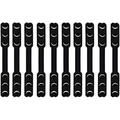10 ensembles anti - pull masque oreille crochet boucle d'oreille boucle d'oreille réglable à trois vitesses boucle de fixation pour soulager les maux d'oreille et réduire la pression support de masque (1/5)