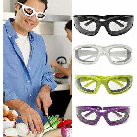4pcs couper l'oignon cuisine lunettes de sécurité Éponge anti - crevaison anti - stress Sport oignon lunettes de cuisine anti - épices anti - larme adulte oignon lunettes de sécurité yeux