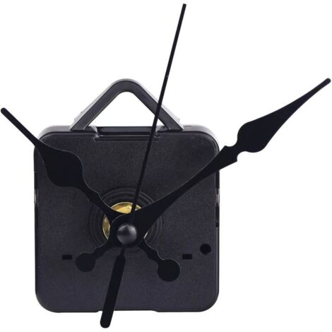 Mecanisme Horloge Mouvement de Pendule Quartz de Horloge Mouvement de Horloge Mouvement DIY Montre Pièces Mécanisme Réparation Outils Noir,