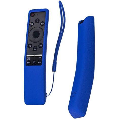 BDD Coque en silicone pour télécommande Samsung BN59-01312A BN59-01330B Télécommande Smart TV UHD 4K RMCSPR1BP1 Coque pour télécommande Samsung (Bleu) (1/5)