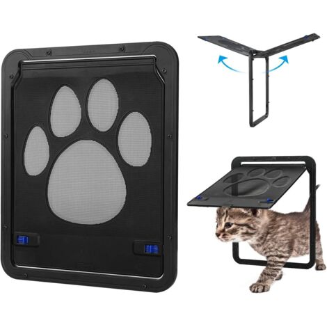 Barrière magnétique automatique pour chat avec tunnel de verrouillage pour jardin intérieur pour chaton et chiot (1/5)